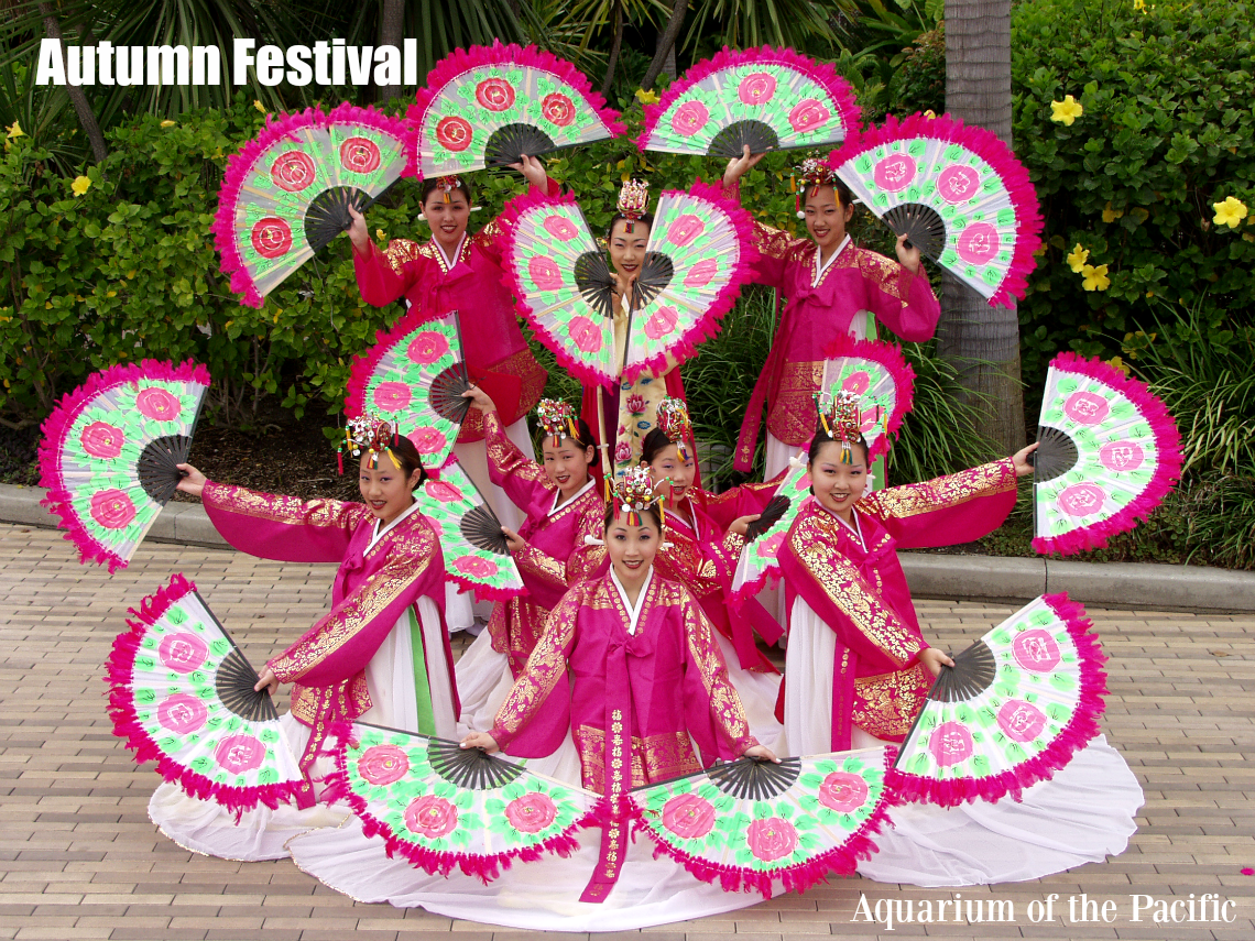 Korean fan dance Autumn Festival Aquarium of the Pacific