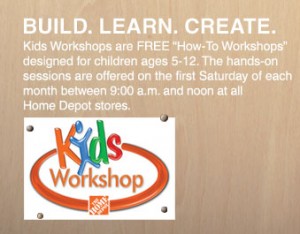Home Depot Kids Workshop - Toddler Trails