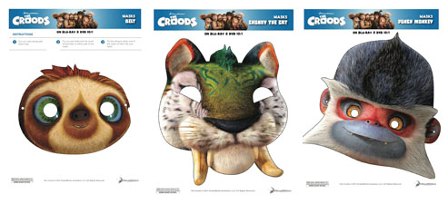 Croods Masks