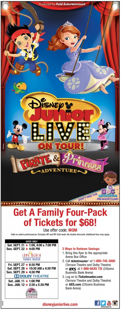 Disney Jr Live Discount Ad