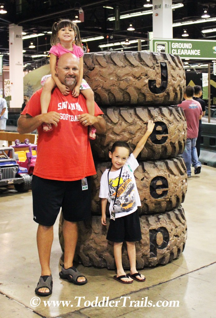 Family at OC Auto Show