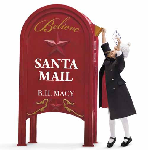 Macy's Collects Letters to Santa for National Believe Day