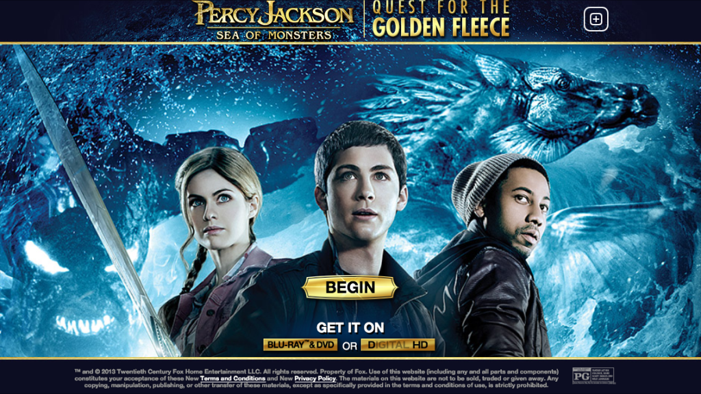 Percy Jackson Quest For The Golden Fleece Interactive Game