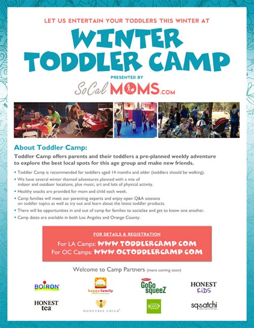 SoCalMoms Toddler Camp