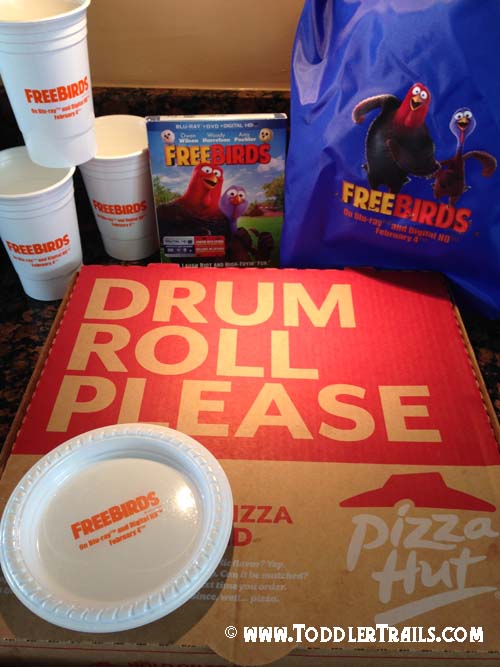 Our FreeBirds Pizza Party with Free Printables - Toddler Trails