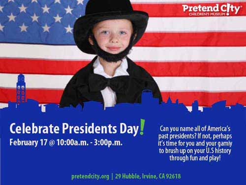 Pretend City Presidents Day
