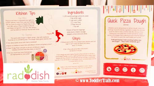 Raddish Box Pizza Recipe Card