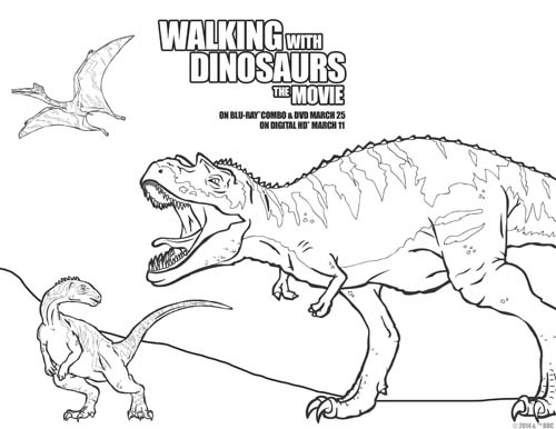 walkingwithdinosaurs coloringpage b