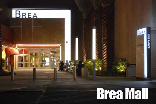 Brea Mall at Night