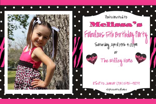 Melissa Invitation