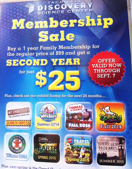 Discovery Science Center Membership