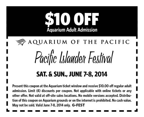 Pacific Islander 2014 coupon