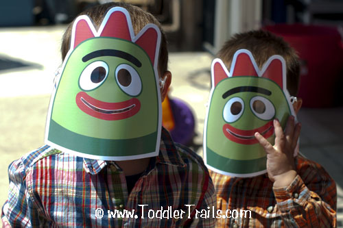 Yo Gabba Gabba masks