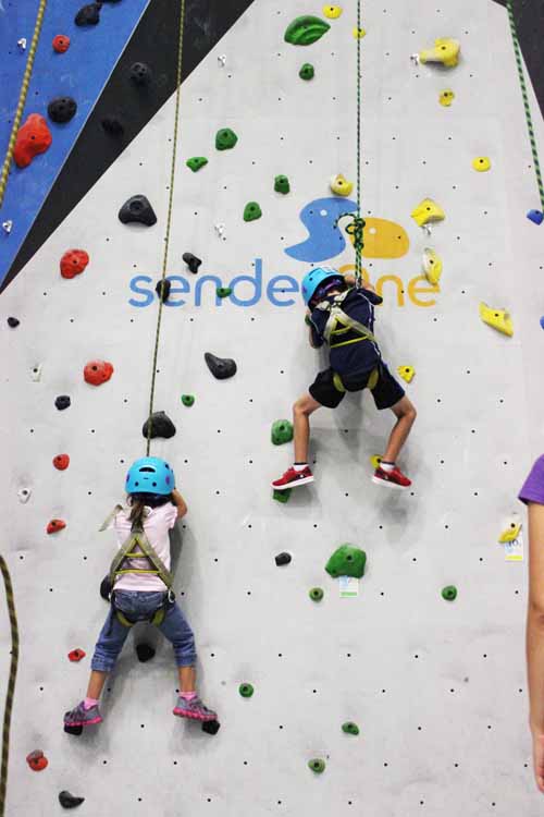 Climbing at SenderOne