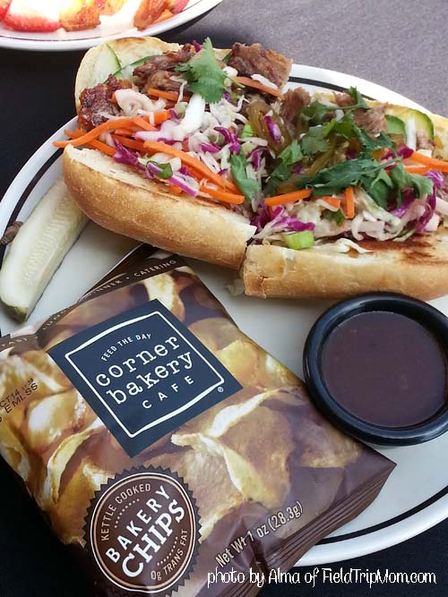 Corner Bakery Asian Pork Sandwich