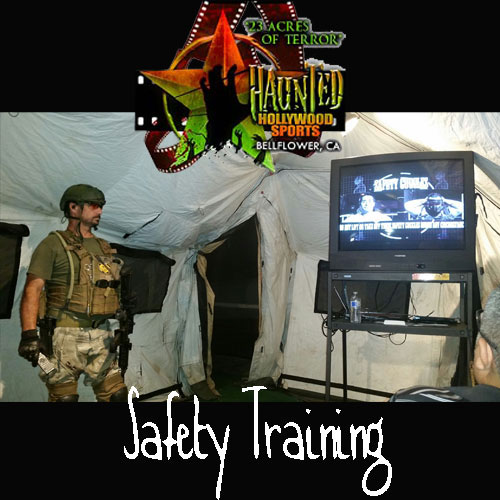 Haunted Hollywood Sports, Safety Training, Airsoft