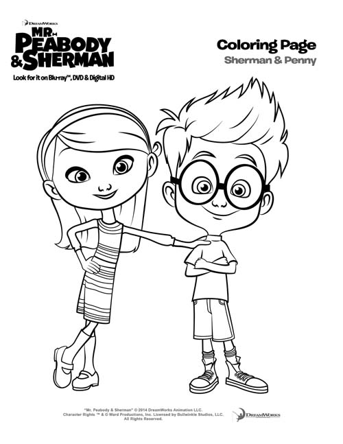 Mr. Peabody And Sherman, Penny and Sherman, Fox Home Entertainment