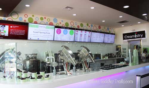 The Creamistry Cerritos Location, Nitrogen Infused Ice Cream