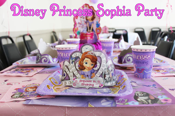 Disney Princess Sophia Birthday Party, Disneyside