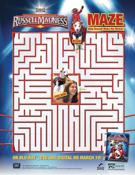 Russell Madness Free Printable Maze