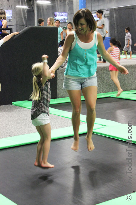 Get Air Surf City Trampoline Park, family fun, family jump, open jump huntington beach