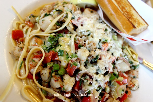 Phil's FIsh Market & Eatery, Rock Shrimp and Sea Scallop Linguini