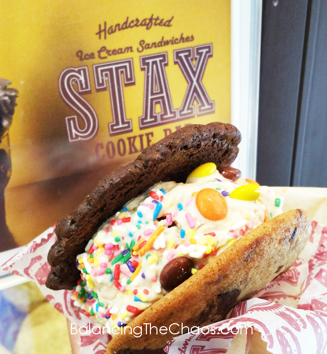 Stax Ice Cream Cookie Sandwich