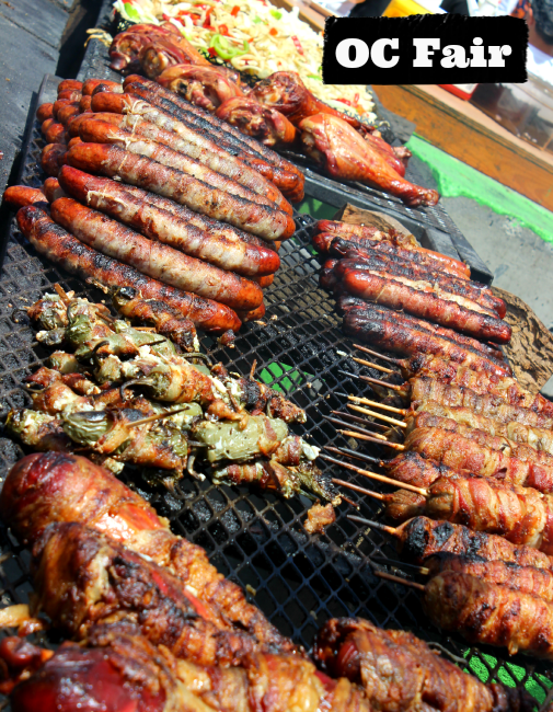 OC Fair Food, Turkey Legs, hot dogs