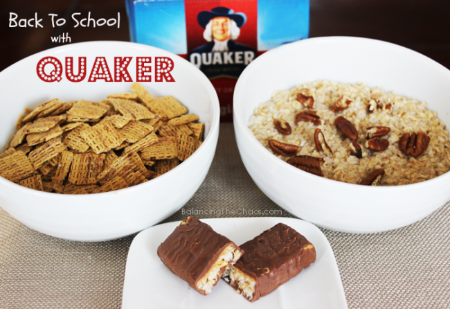 Quaker Time Back to School, ad, collective bias, BalancingTheChaos.com