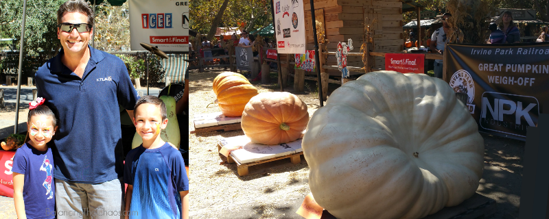 Irvine Park Railroad Great Pumpkin Weight Off and Henry DiCarlo