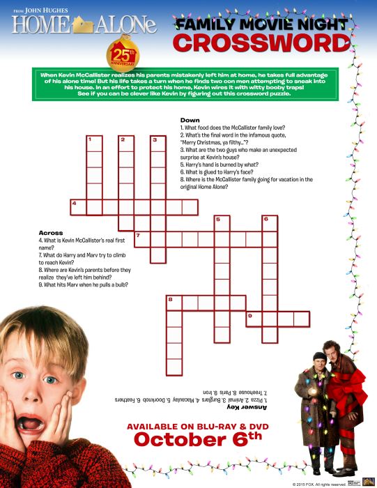 HomeAlone_worksheet_Crossword