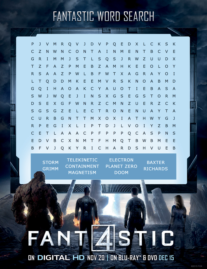 Fantastic-Four-Word-Search