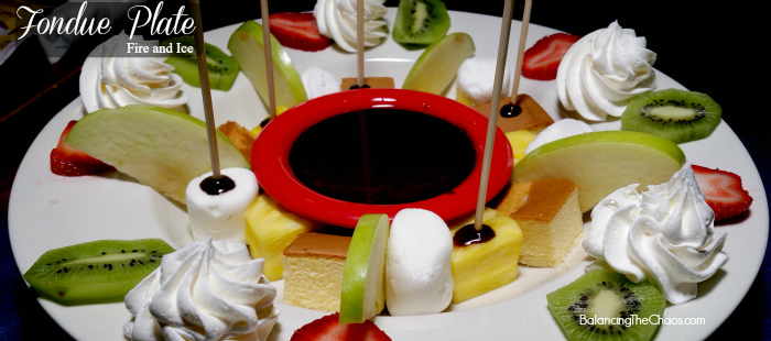 Fondue Plate Fire and Ice