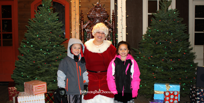 Mrs. Claus Christmas Train at Irvine Park Railroad