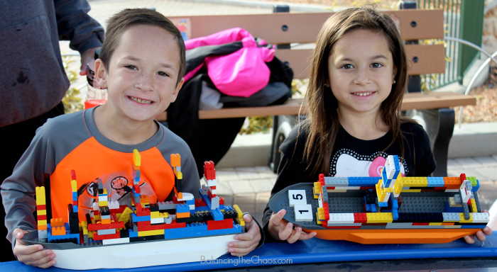 Winter Fun during Holiday Snow Days Legoland CA Boats