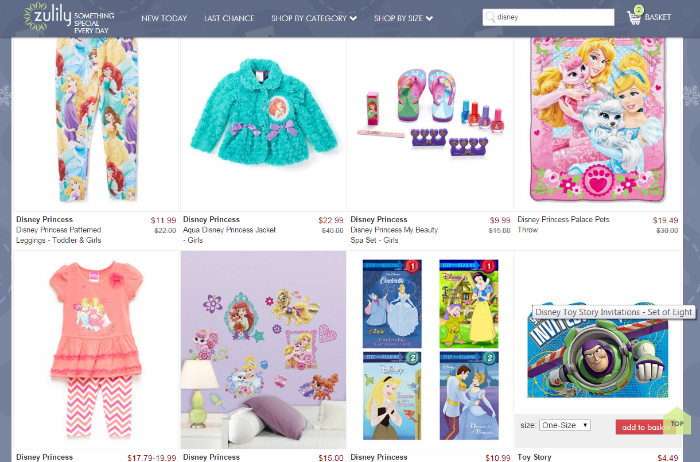 Zulily Disney