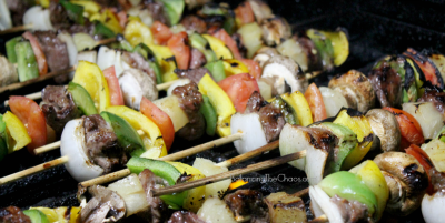 Simple Beef Skewers Grilling