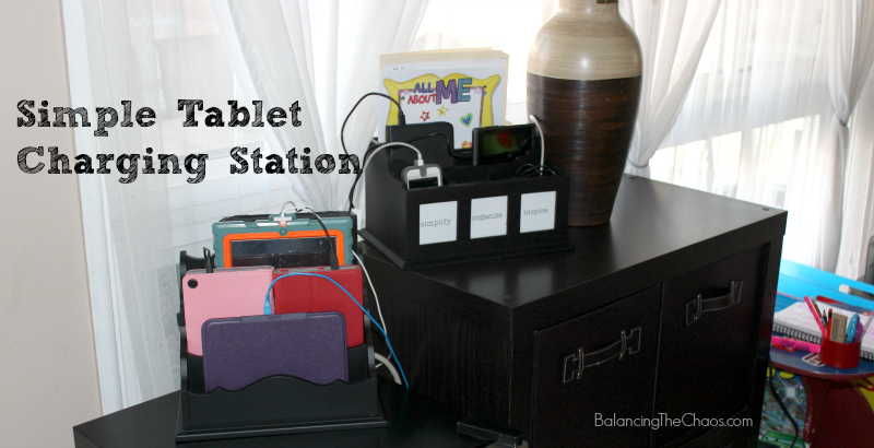 Simple Tablet Charging Station