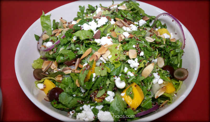 Boudin Mango and Red Quinoa Salad