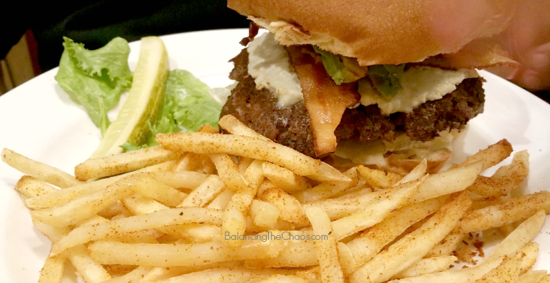 Rubys Diner Cobb Burger with Cajun Fries