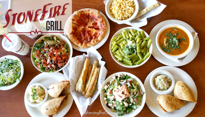 Stonefire grill deals menu