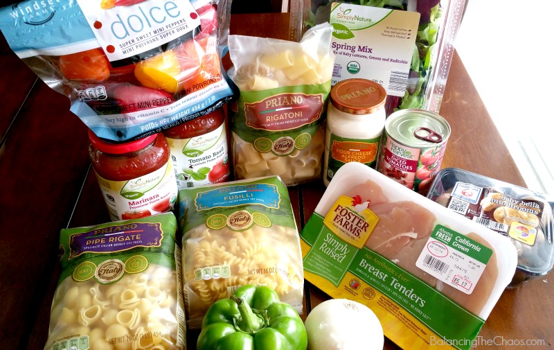 Aldi Food Market Items for Pasta