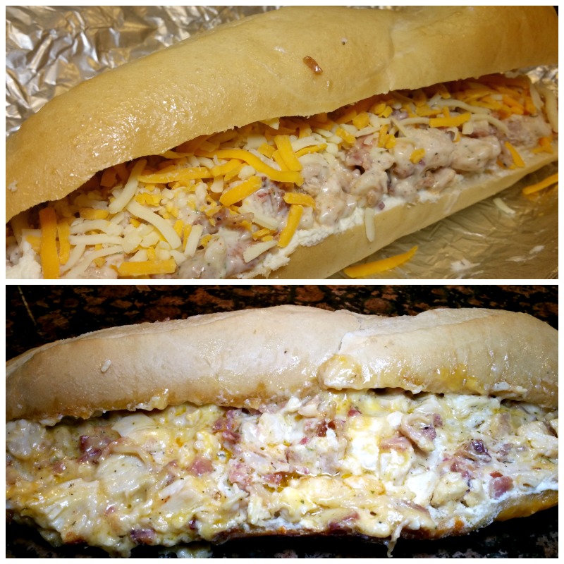 Dream Dinners Chicken Bacon ranch Stuffed French Bread