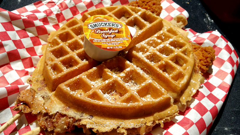 LA County Fair Chicken and Waffles on a Stick