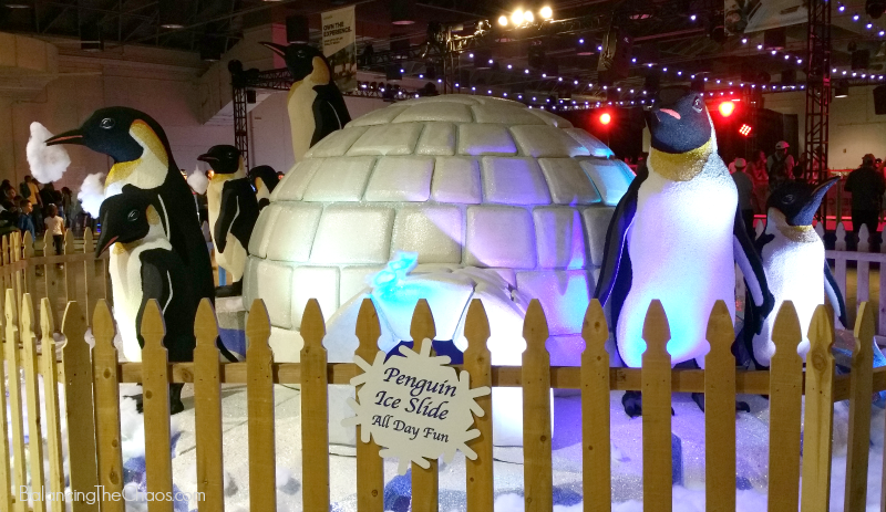 LA County Fair Penguin Ice Slide Igloo