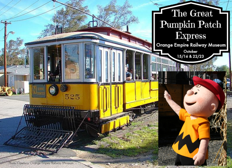 The Great Pumpkin Express at Orange Empire Railway Museum