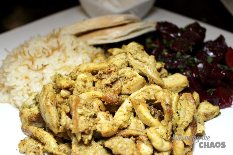 DVine Mediterranean Chicken Shawarma