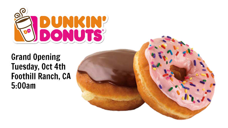 Dunkin Donuts Foothill Ranch