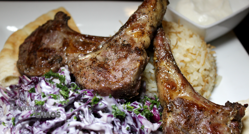 Dvine mediterranean lamb chop