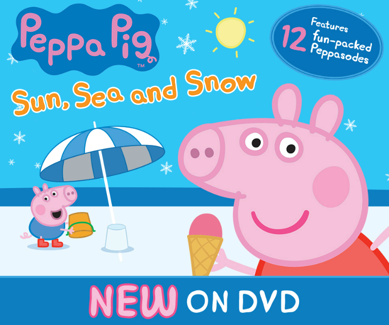 peppa pig sun sea snow